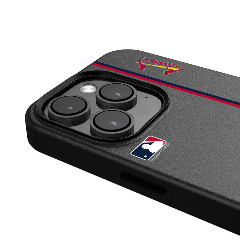 St Louis Cardinals Sidebar iPhone MagSafe Compatible Phone Case for Apple iPhone Detail.Jpg