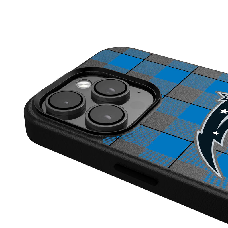 Orlando Magic Plaid iPhone MagSafe Compatible Phone Case Detail.Jpg