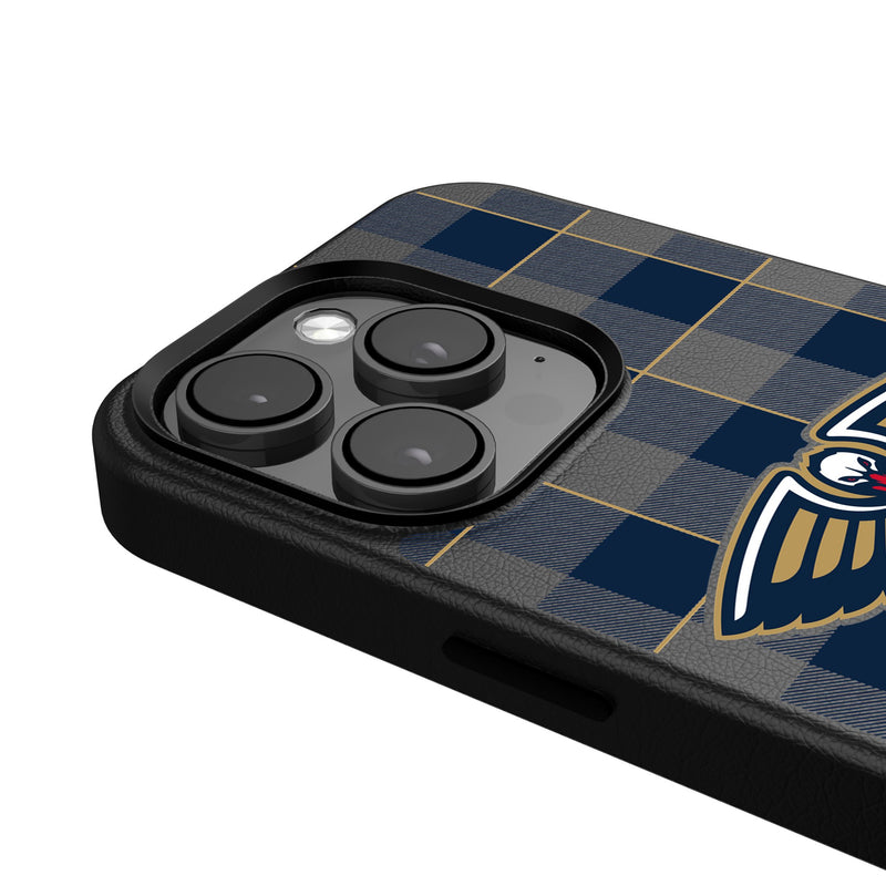 New Orleans Pelicans Plaid iPhone MagSafe Compatible Phone Case Detail.Jpg