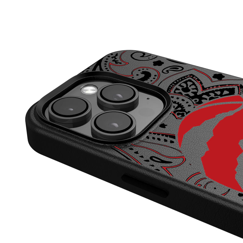 Toronto Raptors Paisley iPhone MagSafe Compatible Phone Case Detail.Jpg