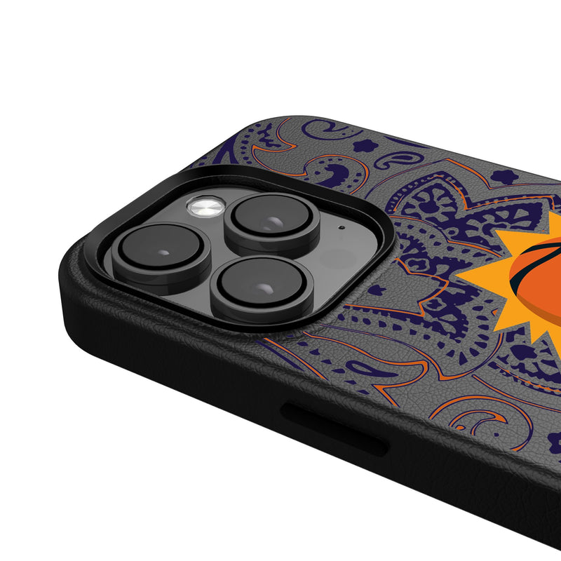 Phoenix Suns Paisley iPhone MagSafe Compatible Phone Case Detail.Jpg