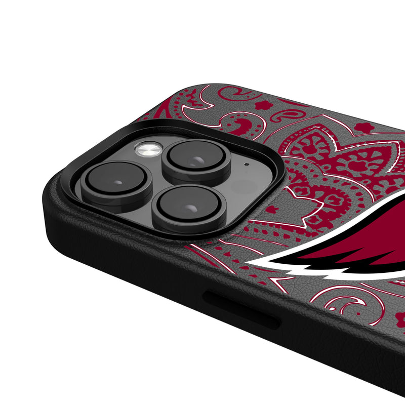 Arizona Cardinals Paisley iPhone MagSafe Compatible Phone Case for Apple iPhone Detail.Jpg