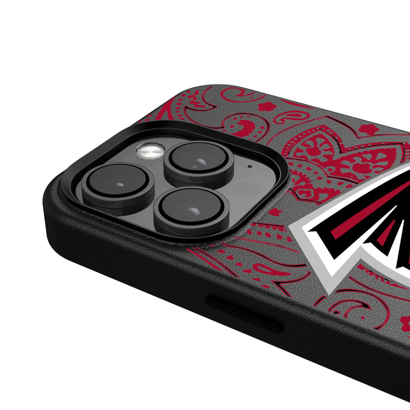Atlanta Falcons Paisley iPhone MagSafe Compatible Phone Case for Apple iPhone Detail.Jpg
