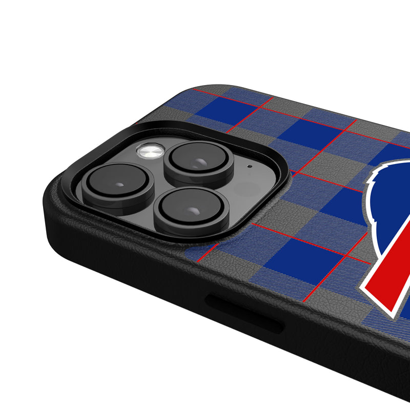 Buffalo Bills Plaid iPhone MagSafe Compatible Phone Case Detail.Jpg