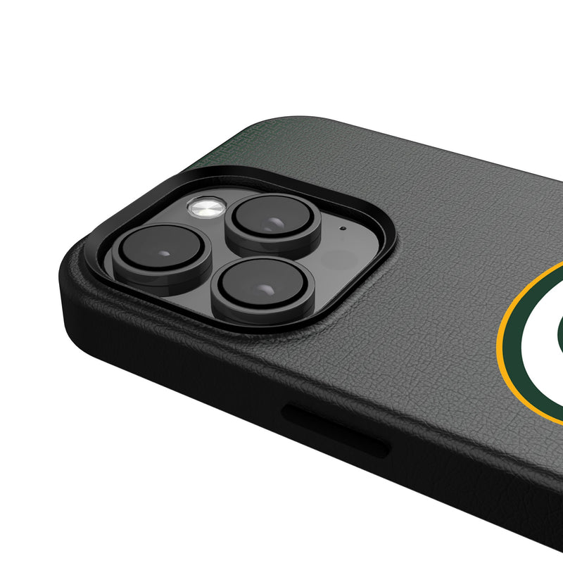 Green Bay Packers Linen iPhone MagSafe Compatible Phone Case for Apple iPhone Detail.Jpg