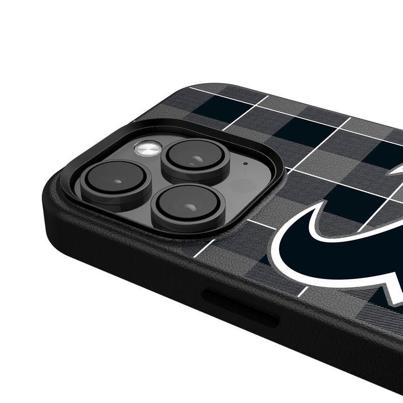 Houston Texans Plaid iPhone MagSafe Compatible Phone Case for Apple iPhone Detail.Jpg