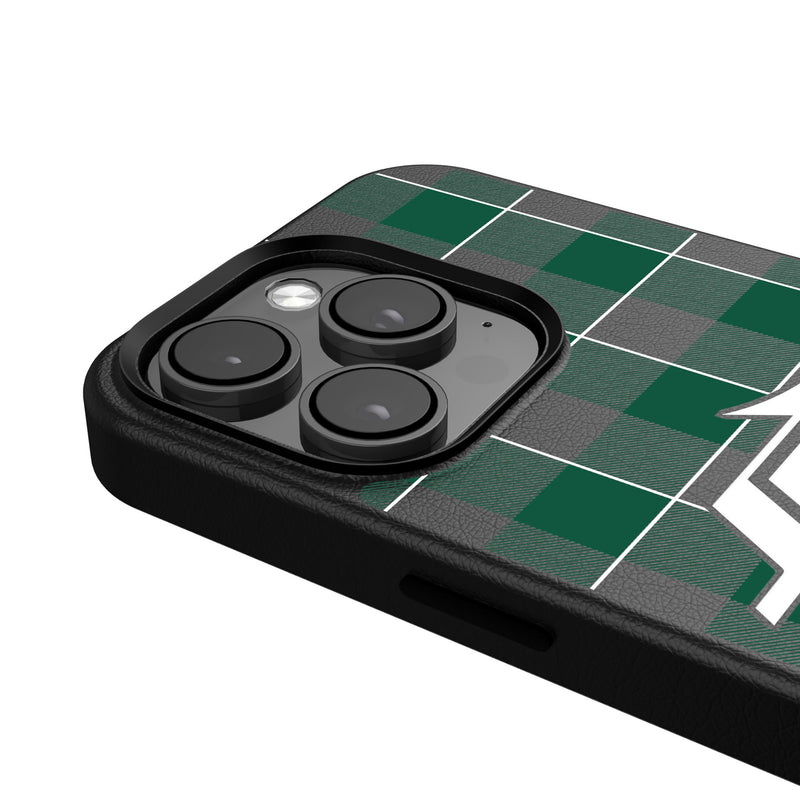 New York Jets Plaid iPhone MagSafe Compatible Phone Case for Apple iPhone Detail.Jpg