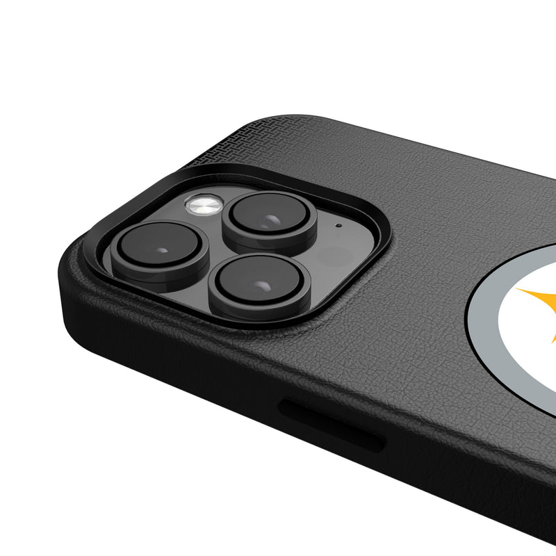 Pittsburgh Steelers Linen iPhone MagSafe Compatible Phone Case for Apple iPhone Detail.Jpg