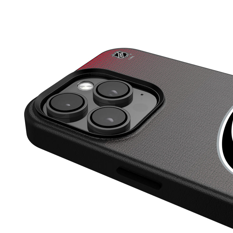 Carolina Hurricanes Linen iPhone MagSafe Compatible Phone Case for Apple iPhone Detail.Jpg