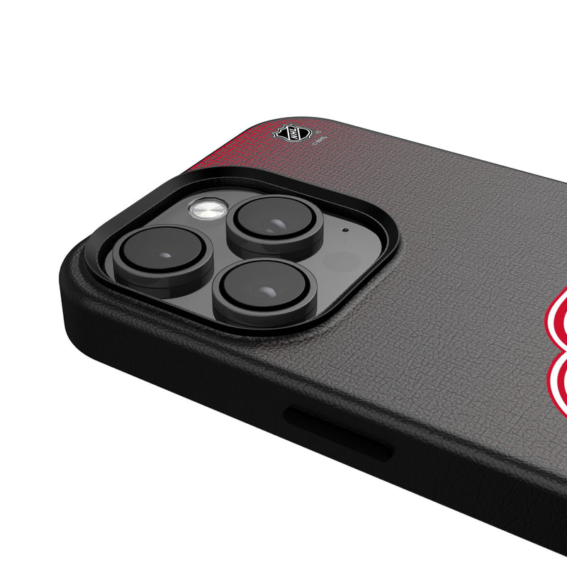 Detroit Red Wings Linen iPhone MagSafe Compatible Phone Case for Apple iPhone Detail.Jpg