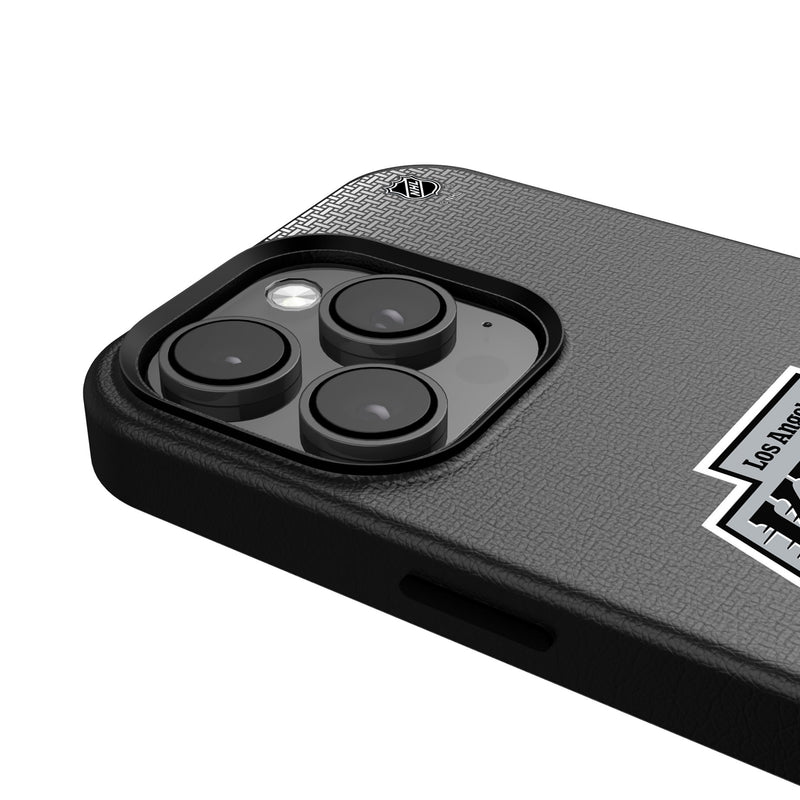LA Kings Linen iPhone MagSafe Compatible Phone Case for Apple iPhone Detail.Jpg