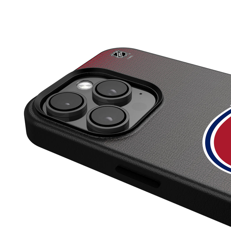 Montreal Canadiens Linen iPhone MagSafe Compatible Phone Case for Apple iPhone Detail.Jpg