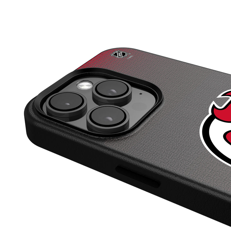 New Jersey Devils Linen iPhone MagSafe Compatible Phone Case for Apple iPhone Detail.Jpg