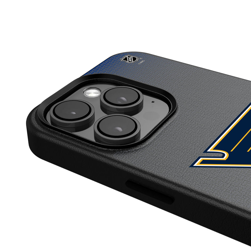 St. Louis Blues Linen iPhone MagSafe Compatible Phone Case for Apple iPhone Detail.Jpg