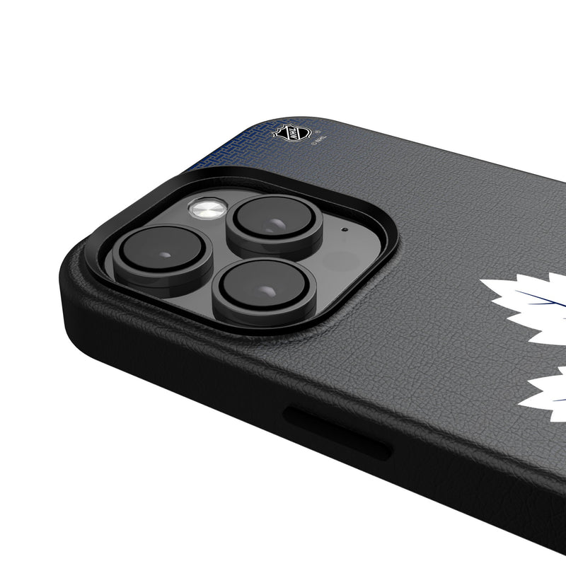 Toronto Maple Leafs Linen iPhone MagSafe Compatible Phone Case for Apple iPhone Detail.Jpg