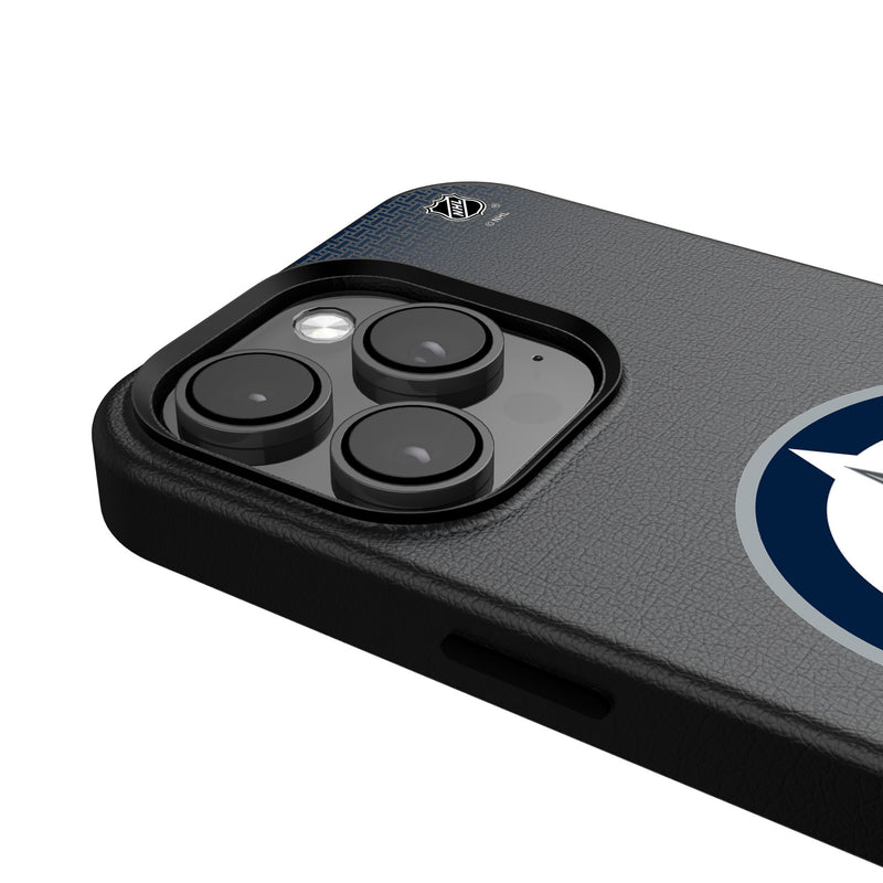 Winnipeg Jets Linen iPhone MagSafe Compatible Phone Case for Apple iPhone Detail.Jpg