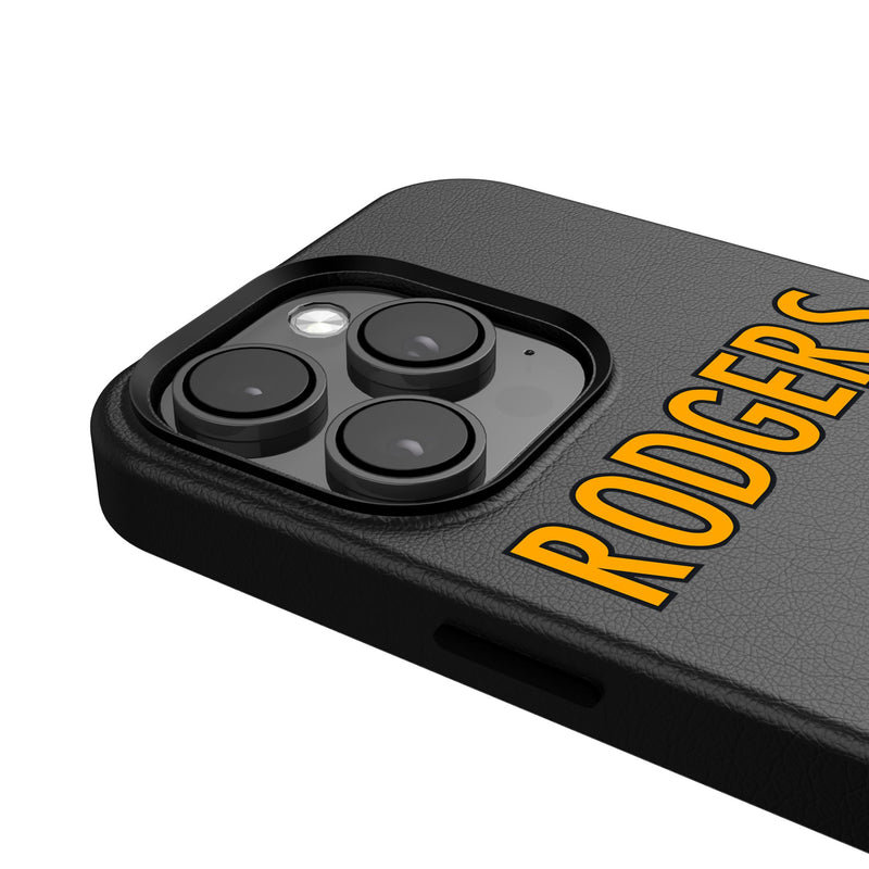 Aaron Rodgers Pittsburgh Steelers 8 Game Tactic iPhone MagSafe Compatible Phone Case for Apple iPhone Detail.Jpg