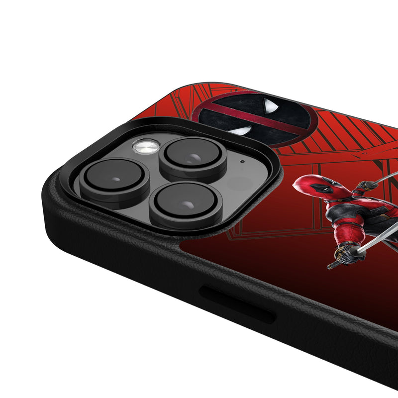 Marvel Deadpool MechLine iPhone MagSafe Compatible Phone Case Detail.Jpg