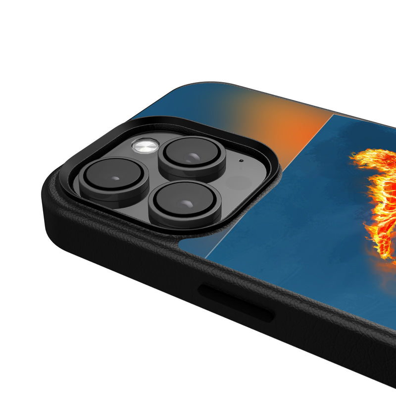 Marvel Human Torch Cover Art iPhone MagSafe Compatible Phone Case for Apple iPhone Detail.Jpg