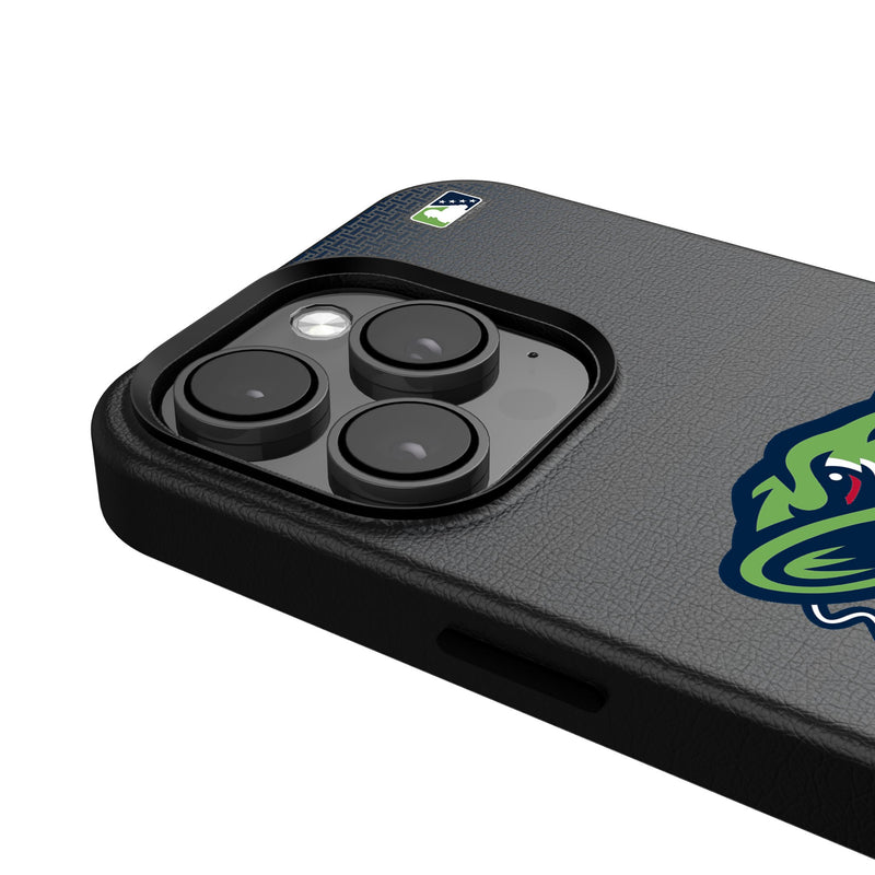 Gwinnett Stripers Linen iPhone MagSafe Compatible Phone Case Detail.Jpg