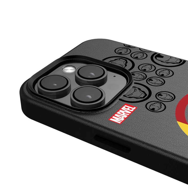 Marvel Avengers Iron Man Sigil iPhone MagSafe Compatible Phone Case for Apple iPhone Detail.Jpg