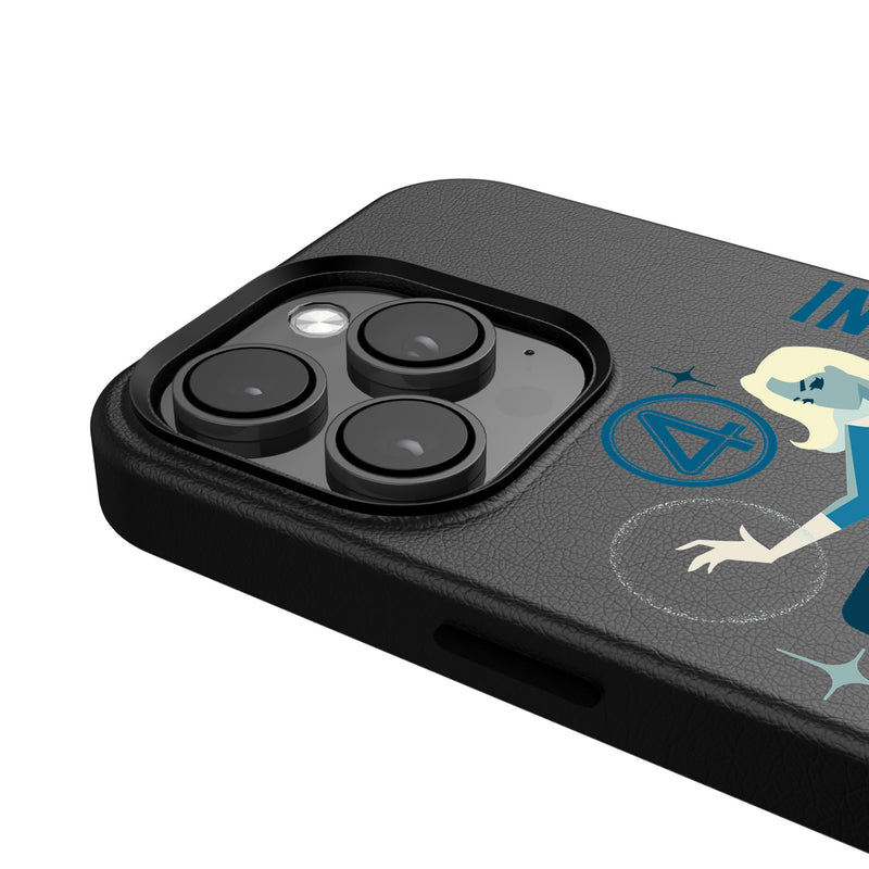 Marvel Invisible Woman Badge iPhone MagSafe Compatible Phone Case for Apple iPhone Detail.Jpg