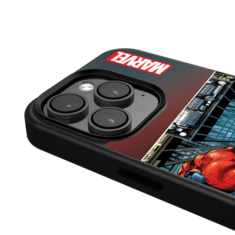 Marvel Spider-Man Cover Art iPhone MagSafe Compatible Phone Case Detail.Jpg