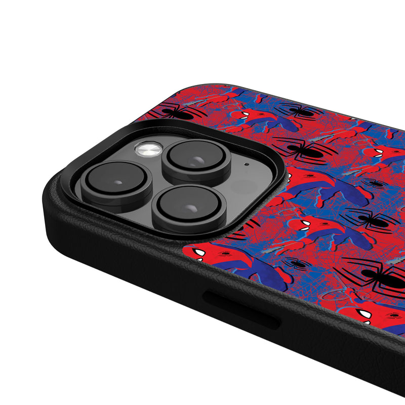 Marvel Spider-Man Pattern iPhone MagSafe Compatible Phone Case for Apple iPhone Detail.Jpg