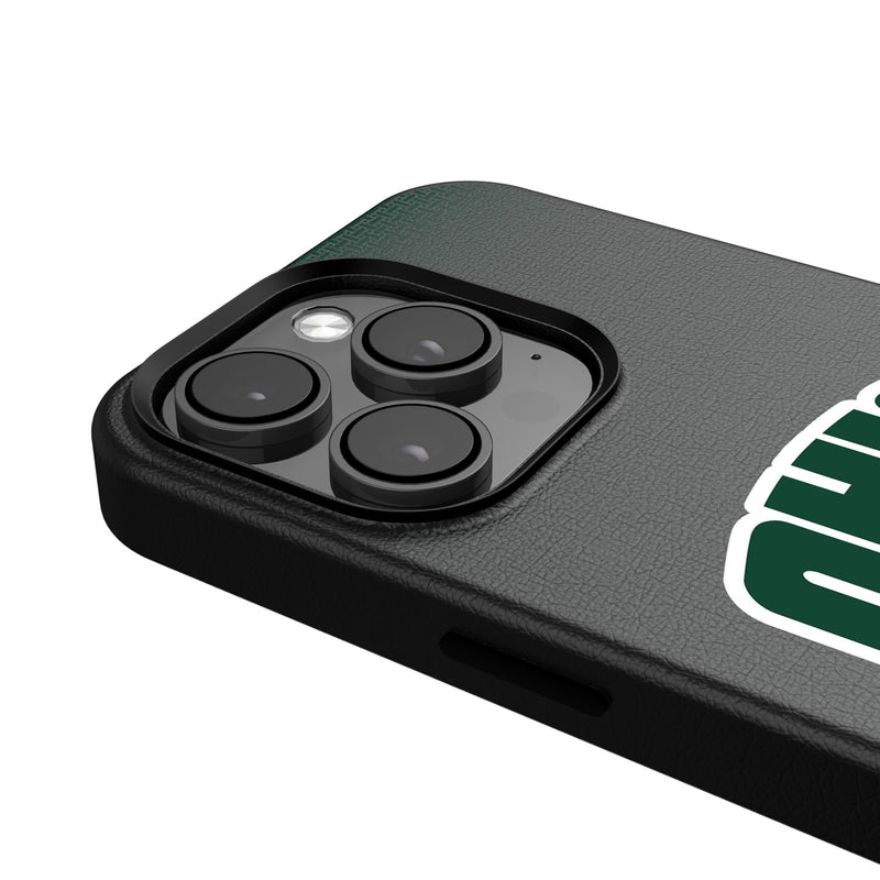 Ohio University Bobcats Linen iPhone MagSafe Compatible Phone Case for Apple iPhone Detail.Jpg