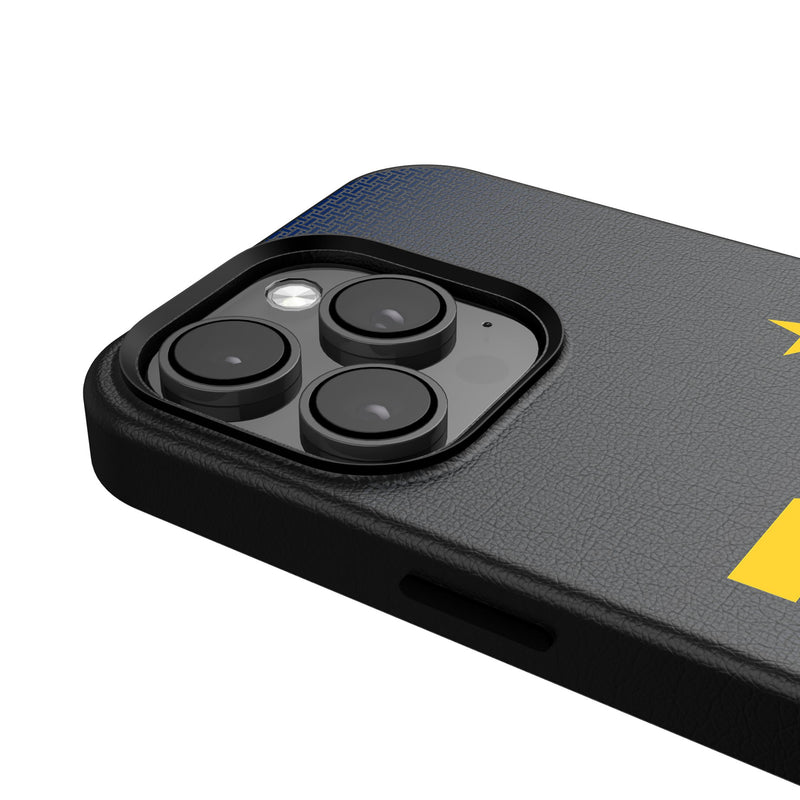 United State Naval Academy Midshipmen Linen iPhone MagSafe Compatible Phone Case for Apple iPhone Detail.Jpg