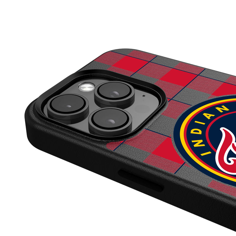 Indiana Fever Plaid iPhone MagSafe Compatible Phone Case Detail.Jpg