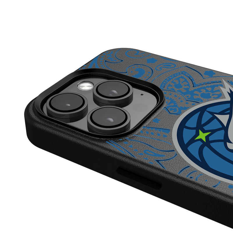 Minnesota Lynx Paisley iPhone MagSafe Compatible Phone Case Detail.Jpg