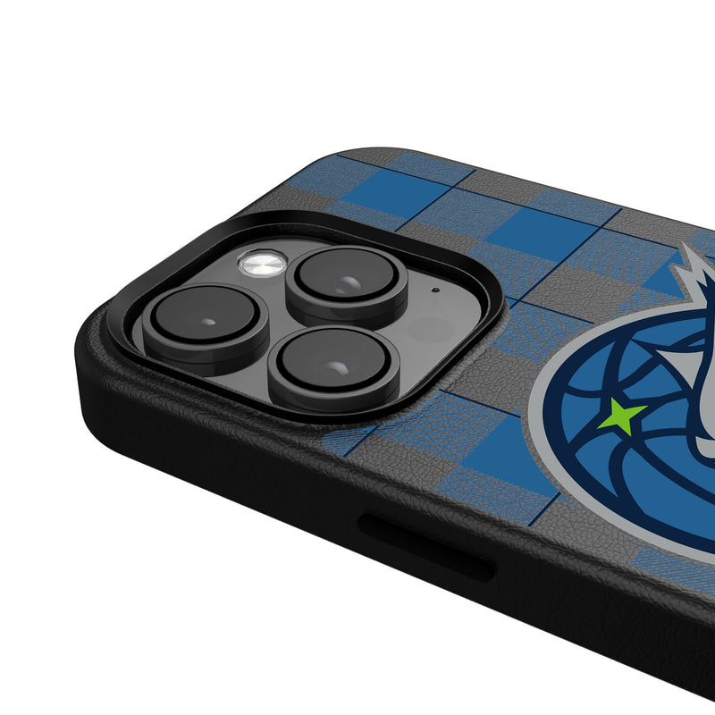 Minnesota Lynx Plaid iPhone MagSafe Compatible Phone Case Detail.Jpg