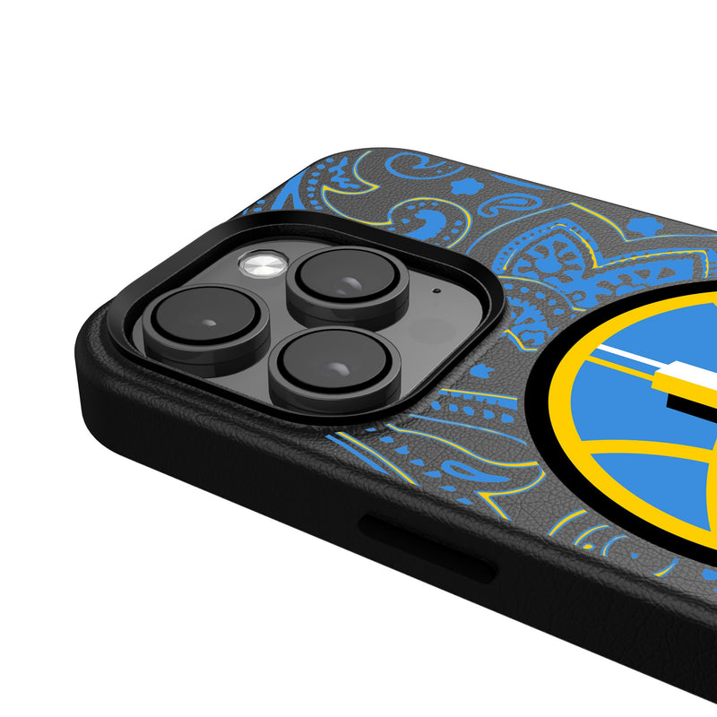 Chicago Sky Paisley iPhone MagSafe Compatible Phone Case Detail.Jpg