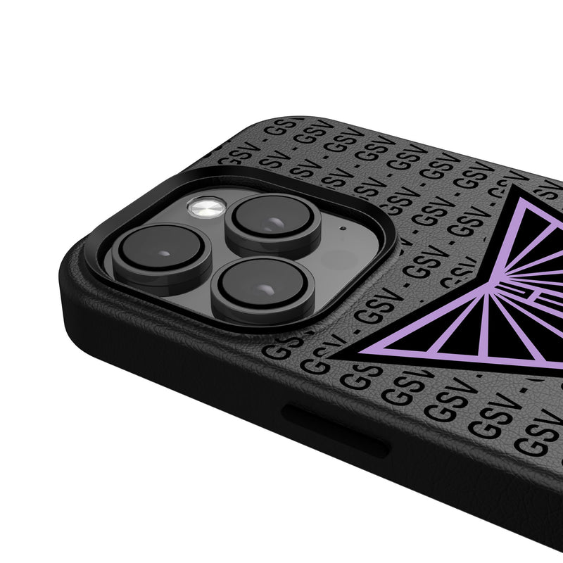 Golden State Valkyries Text Backdrop iPhone MagSafe Compatible Phone Case for Apple iPhone Detail.Jpg