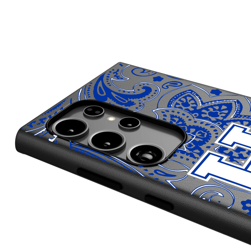 University of Kentucky Wildcats Paisley Galaxy MagSafe Compatible Phone Case Detail.Jpg