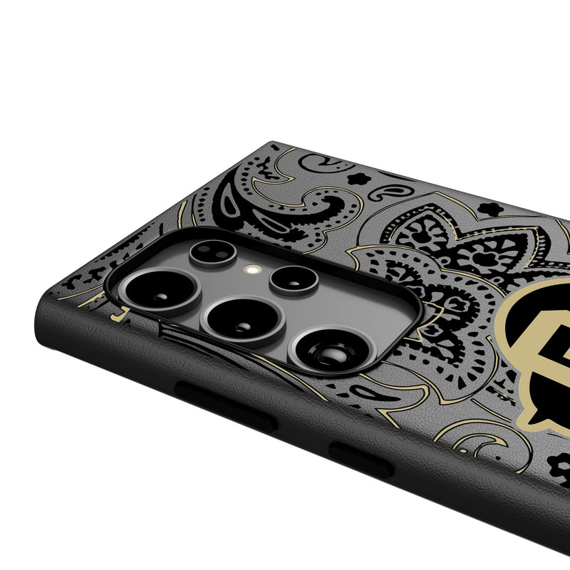 University of Colorado Buffaloes Paisley Galaxy MagSafe Compatible Phone Case Detail.Jpg