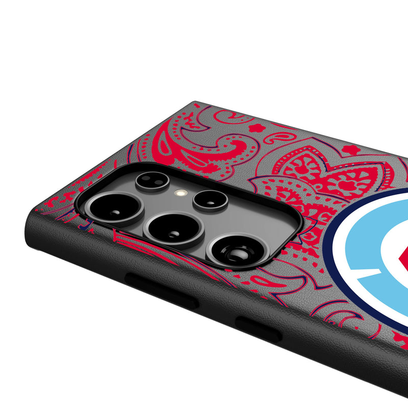 Chicago Fire  Paisley Galaxy MagSafe Compatible Phone Case Detail.Jpg