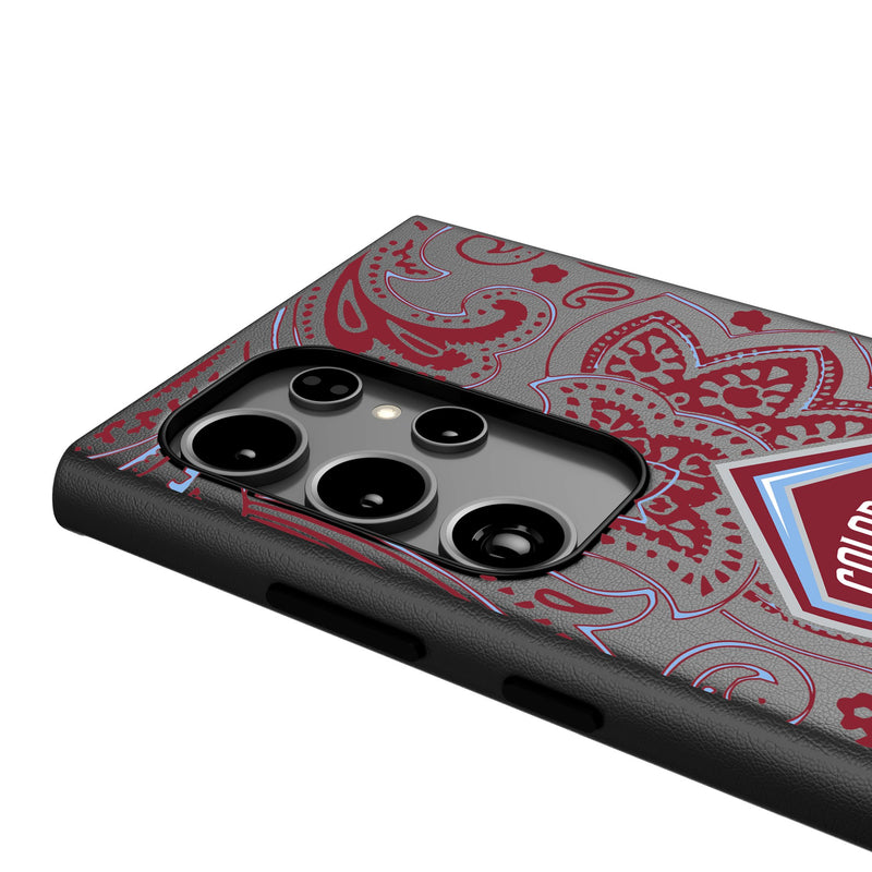 Colorado Rapids  Paisley Galaxy MagSafe Compatible Phone Case Detail.Jpg