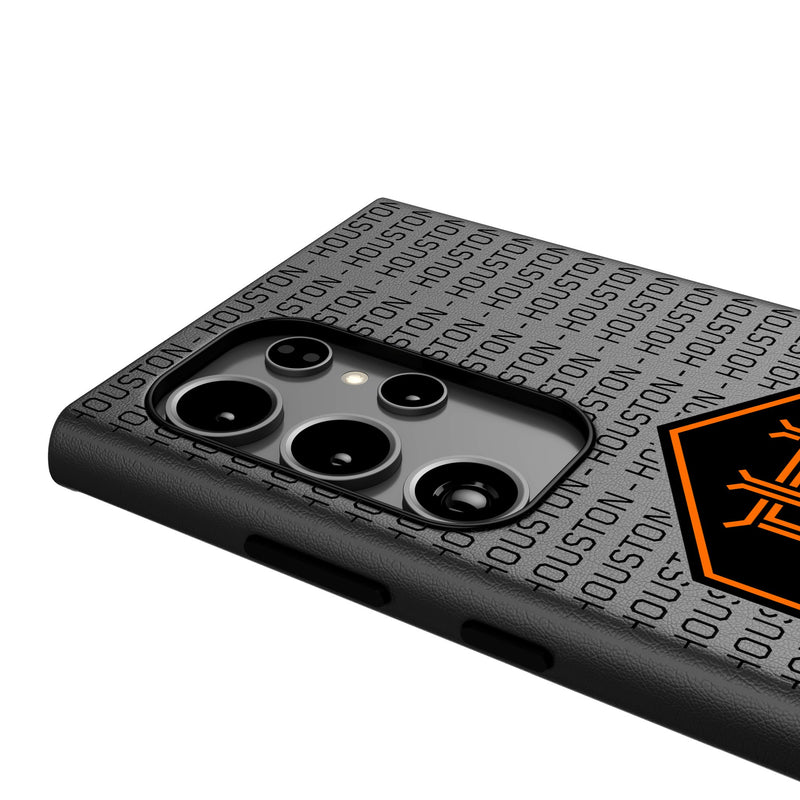 Houston Dynamo  Text Backdrop Galaxy MagSafe Compatible Phone Case Detail.Jpg