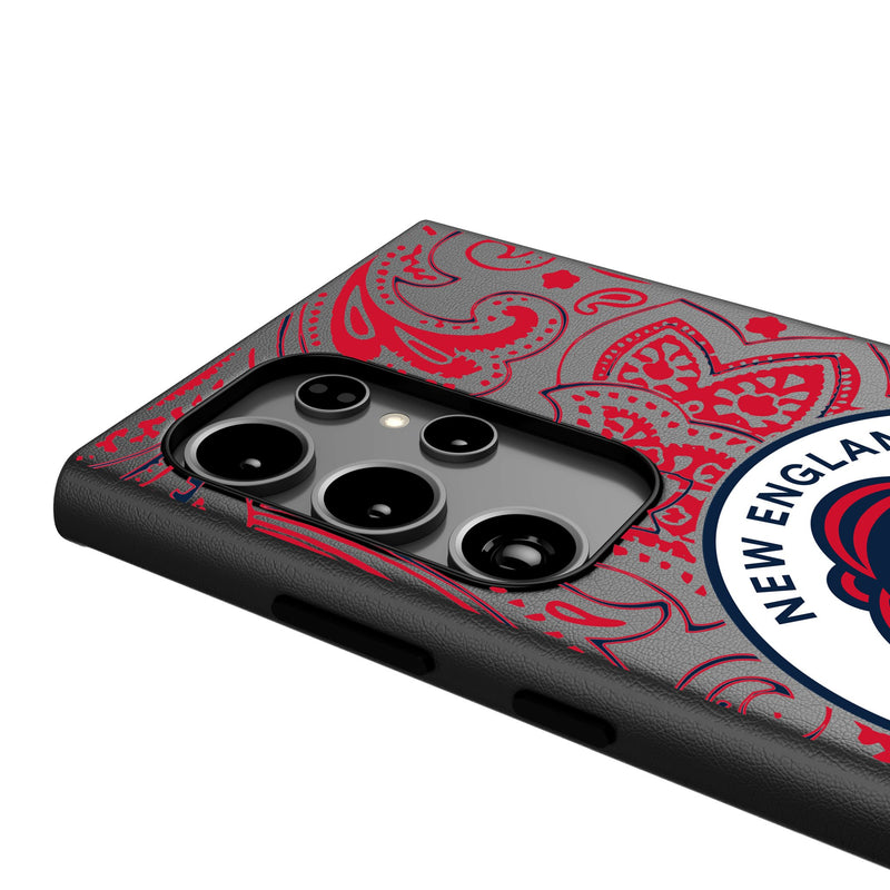 New England Revolution  Paisley Galaxy MagSafe Compatible Phone Case Detail.Jpg