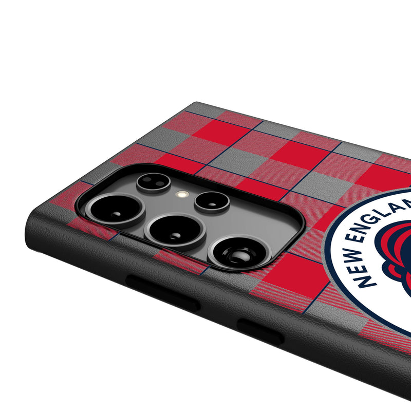 New England Revolution  Plaid Galaxy MagSafe Compatible Phone Case Detail.Jpg