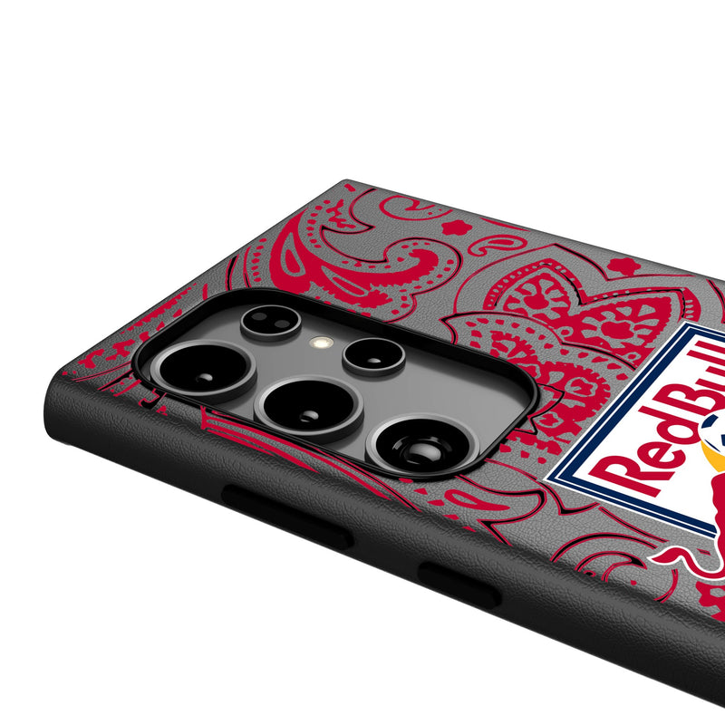 New York Red Bulls  Paisley Galaxy MagSafe Compatible Phone Case Detail.Jpg