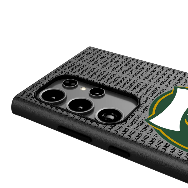 Portland Timbers   Text Backdrop Galaxy MagSafe Compatible Phone Case Detail.Jpg