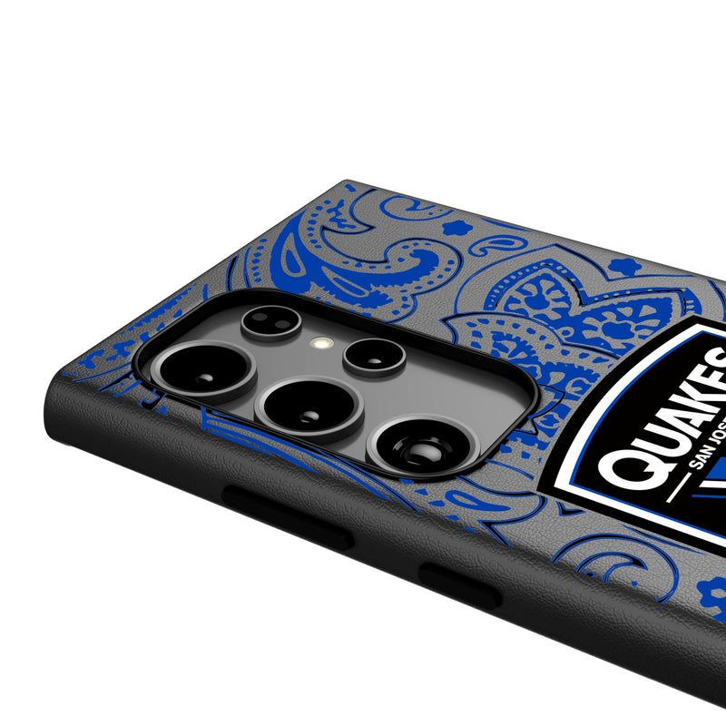 San Jose Earthquakes   Paisley Galaxy MagSafe Compatible Phone Case Detail.Jpg