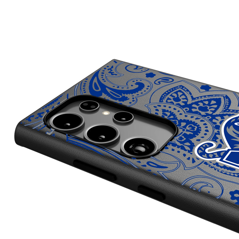 University of Memphis Tigers Paisley Galaxy MagSafe Compatible Phone Case Detail.Jpg