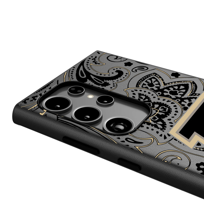 Purdue University Boilermakers Paisley Galaxy MagSafe Compatible Phone Case Detail.Jpg