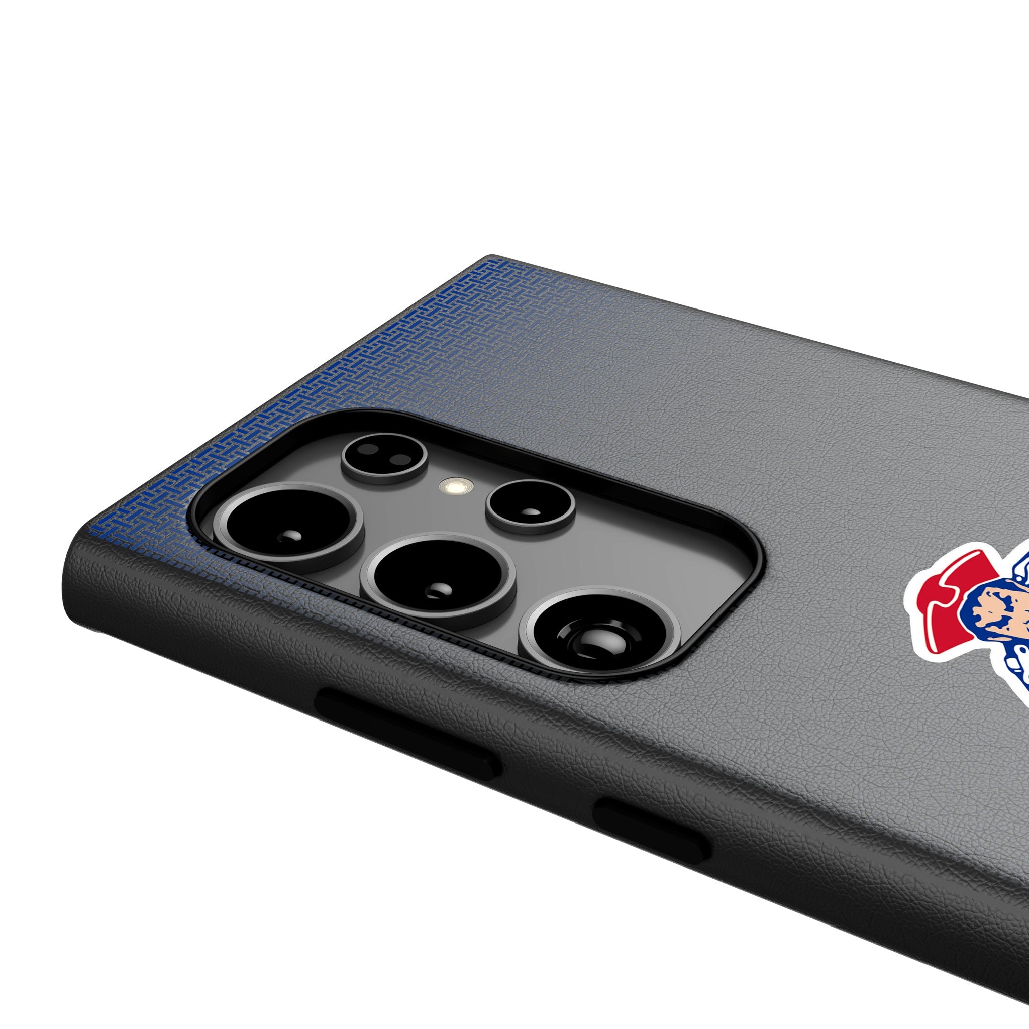 New England Patriots Historic Collection Linen Galaxy MagSafe Compatible Phone Case for Samsung Galaxy Detail.Jpg