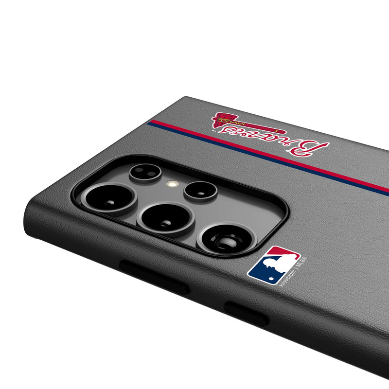 Atlanta Braves Sidebar Galaxy MagSafe Compatible Phone Case Detail.Jpg