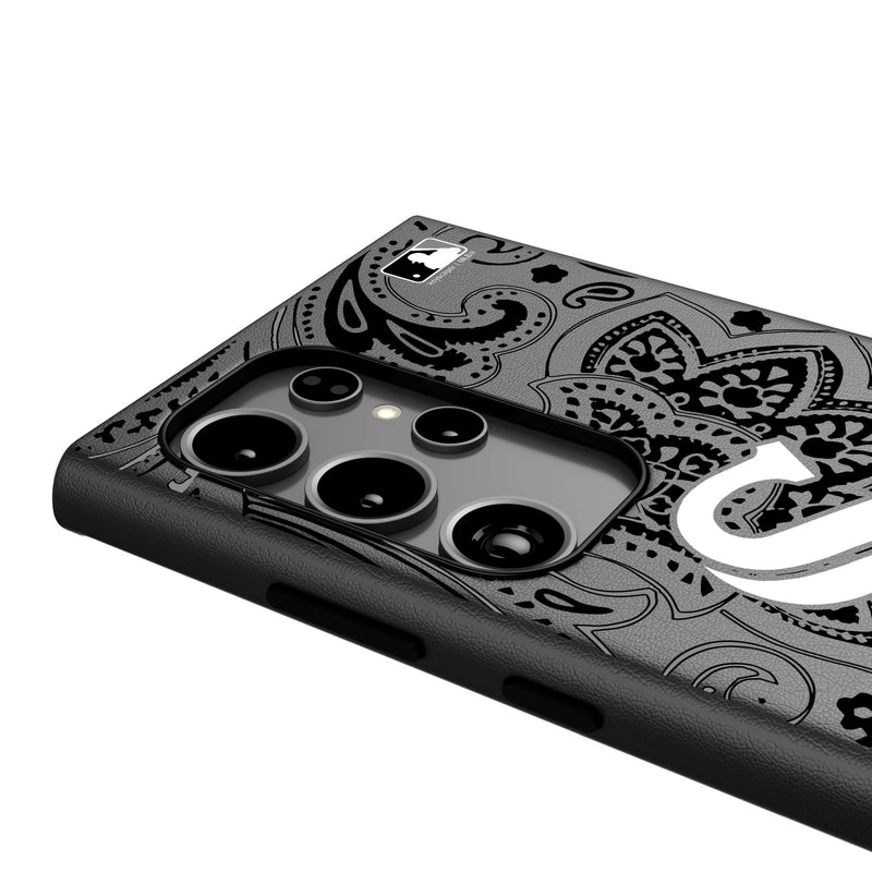 Chicago White Sox Paisley Galaxy MagSafe Compatible Phone Case Detail.Jpg